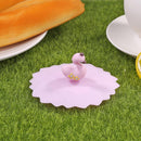 #A Cute Cup Dust Cover Dustproof Silicone Mug Covers Glass Mugs Cap for Glass Mu