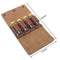 Outdoor Spice Bottle Set Camping Picnic Condiment Storage Bag with 4 Cans