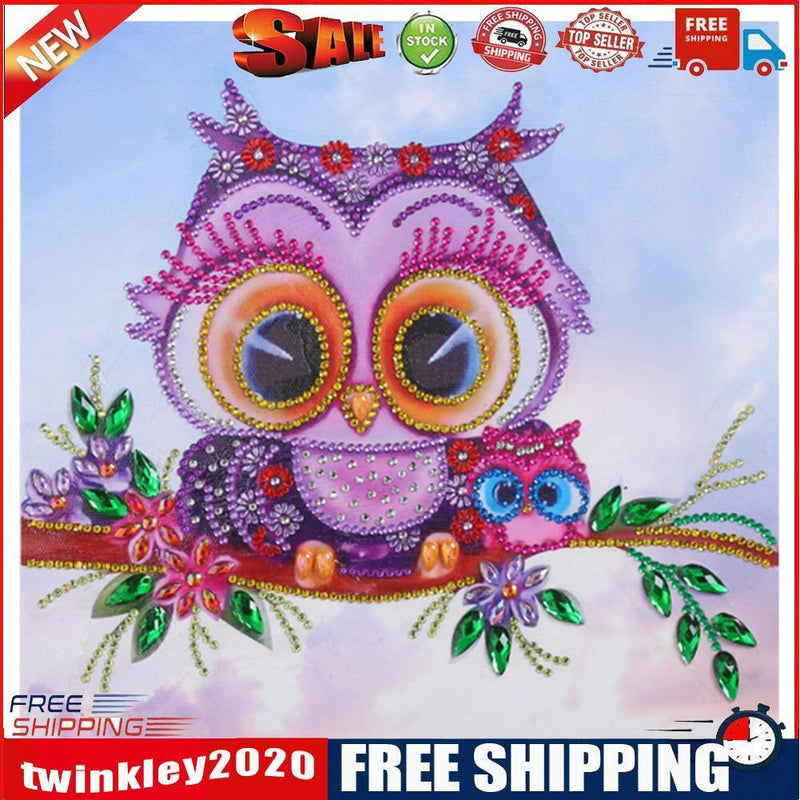 5D DIY Special-shaped Diamond Painting Cross Stitch Kit (Cute Cat-YX8068)