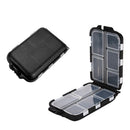 Plastic Fishing Tackle Box Fishing Bait Lure Hook Holder Storage Case Organizer