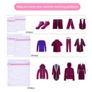Machine Wash Net Bag Zippered Polyester Material Protective Laundry Bag Set