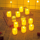 6pcs Flameless Tea Light Candles Battery Operated Flickering Tealights (B)