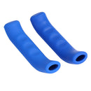2pcs Brake Handle Lever Covers Scooter Antiskid Handle Protector (Blue) Newly