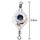 LED Waterproof Attractive Fishing Lights Eye Shaped Mini Fishing Lure Lamp Tools
