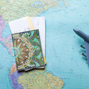 DIY Special Shaped Diamond Painting Leather Travel Passport Cover Protector Gift