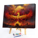 Flaming Phenix Oil Paint By Numbers Kits DIY Craft Coloring Drawing Home Decor