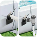 High Version Swimming Pool Pipe Fixing Holder Support for Intex (Black)
