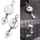 Clip Stationery ID Name Card Badge Holder Key Ring Lanyards Retractable