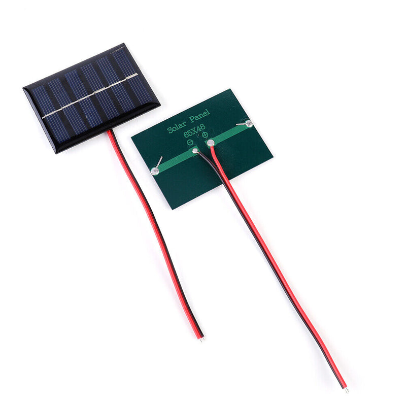 1pc Mini Solar Panel 1W 3V 100MA DIY Outdoor Camp Solar Charger Power Bank Newly