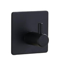 Punch Free Kitchen Towel Hanger Hooks Wall Mounted Bathroom Holder (Black)
