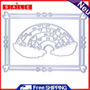 2pcs Rainbow Frame Metal Die Embossing Stencil For DIY Scrapbooking