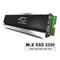 M.2 SSD Heatsink Cooler with Elastomeric Fasteners Computer Accessories