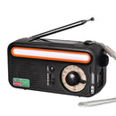 USB Rechargeable Emergency Radio 2000mAh Solar Charging Hand Crank Radio