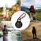 Zinc Alloy Camping Portable Key Ring Hook Hanging Buckle Compass Carabiners