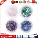 4boxes/set Shell Nail Glass Paper DIY Fluorescent UV Glue Thin Nail Paster