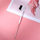 Double Sided Hair Edge Brushes Comb Pin Tail Hair Styling Tool (White)
