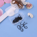 Fishing Hooks Kit, High Carbon Steel Sharp Carp Fish Hooks with Barbs, 20 Pack