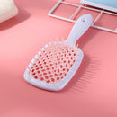 Wide Teeth Air Cushion Combs Scalp Massage Brush Hollow Grid Comb (Pink) Newly