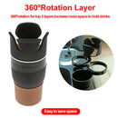 4in1 Multifunction Auto Car Seat Cup Holder Adjustable Water Bottle Drink Coffee