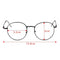 Vision Care Metal Spectacles Optical Glasses Round Glasses Eyeglasses Frame
