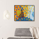 DIY Peacock Painting Picture of Home Wedding Direction Kit Full Round Drill