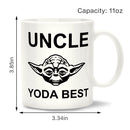 Ceramic Water Cup Best Uncle Fun Unique Breakfast Milk Tea Drinking Mugs