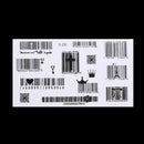 Bar Code Body Art Tattoo Stickers Waterproof Temporary Arm Decals Decor (B)