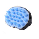 Silicone Hair Washing Comb Scalp Head Massager Hair Cleaning Tool (Black) Newly