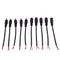 5pcs 5.5*2.1mm LED Light DC Male Wire with Lock Cable Buckle Male