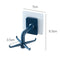 Rotated Kitchen Hooks Adhesive Wall Door Clothes Bag Hanger Racks (Blue) Newly
