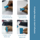 Automatic Infusion Fluid Reminder Sensor Drip-Feeding Sound Alarm (Blue)