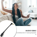 3.5mm Right Angle Male to Female Cable Adapter for SteelSeries Arctis 7 5 3