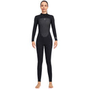 3mm Neoprene Wetsuits Women Back Zipper Full Diving Suits (Black M) Newly
