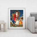 Santa Claus Gift Oil Paint By Numbers Kits Christmas DIY Decoration (29495)