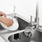 Stainless Steel Sink Sponges Holder Adhesive Drain Drying Rack (Black) Newly