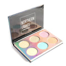 6 Colors Shimmer Glow Palette Face Makeup Bronzer Highlighter Blush Powder