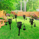 2pcs LED Solar Flower Fairy Lantern Light Waterproof Yard Art Garden Decor Newly