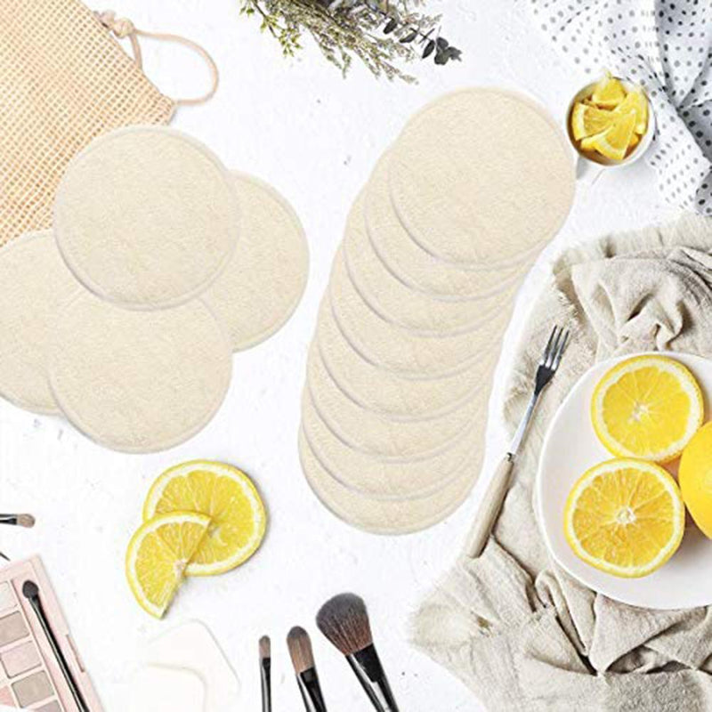 12pcs/set Bamboo Fiber Makeup Fabrics Reusable Makeup Kit for Facial Cleansing