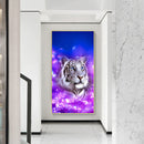 White Tiger Oil Paint By Numbers DIY Handpainted on Canvas Wall Picture Crafts