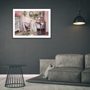 5D DIY Full Drill Diamond Painting Bathtub Cross Stitch Kit Home Wall Needlework