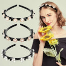 Twist Hairclips Rhinestone Hairstyle Double Bangs Double Layer Headbands