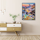 Painting By Numbers Kit DIY Dense House Hand Painted Canvas Oil Art Picture