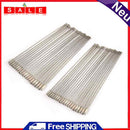 40pcs Stainless Steel Wire Keychain Cable Key Ring for Outdoor Hiking