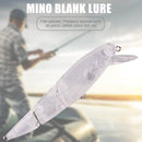 1pc Minnow VIB Blank Bionic Fishing Bait Fishing Unpainted Plastic Hard Lures