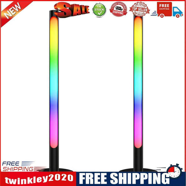 2Pcs RGB Colorful LED Pickup Rhythm Light Strip APP Control USB Music Lamp