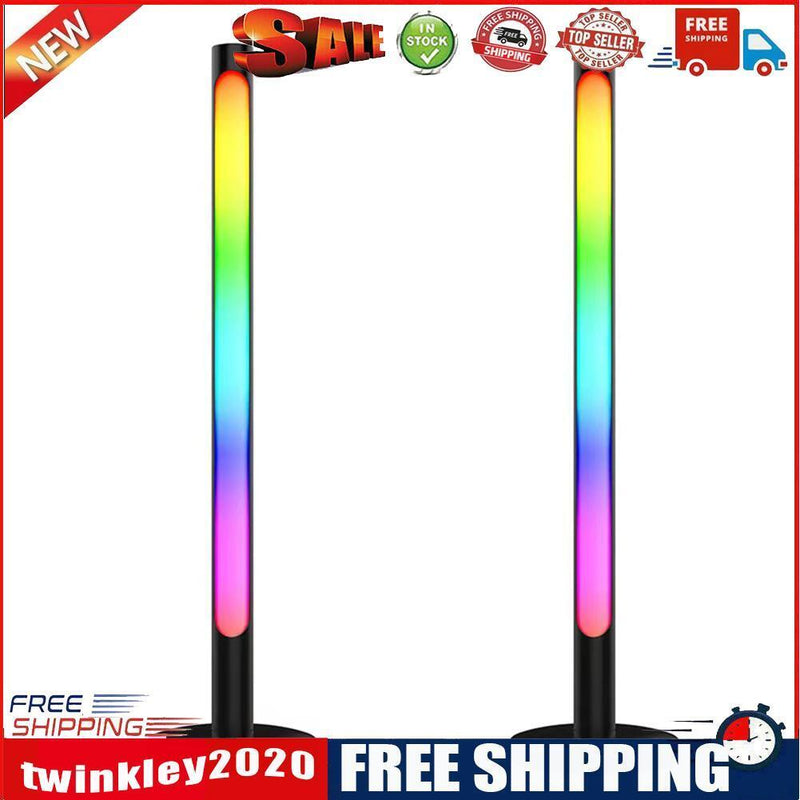 2Pcs RGB Colorful LED Pickup Rhythm Light Strip APP Control USB Music Lamp