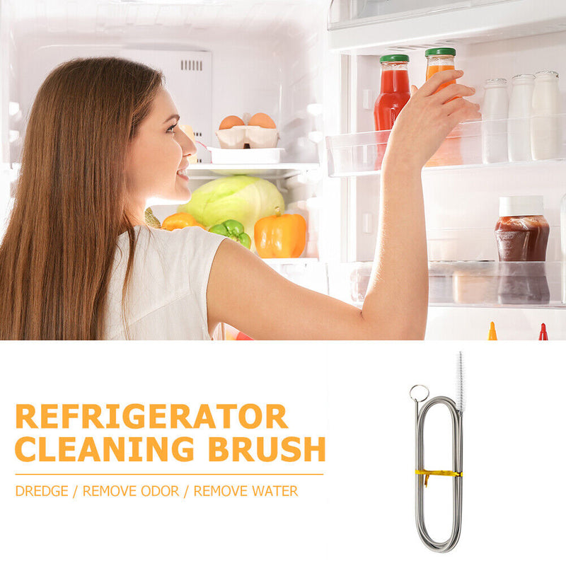 Long Flexible Refrigerator Cleaning Brush for Home Pipe Drain Cleaning Tool