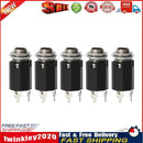 5pcs Acoustic Electric Guitar EQ Socket Plug 6.35mm Stereo Output Socket Newly