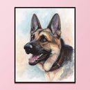 11CT Dog Counted Embroidery DIY Full Cross Stitch Cotton Thread Animal Wall Art