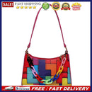 Fashion Geometric Hit Color Clutch Leather Women Casual Shoulder Underarm Bags